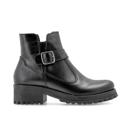 BOTA VENET - CUERO CAPPI NEGRO