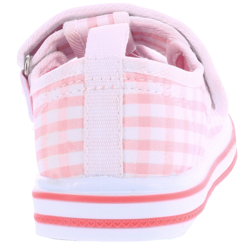 Guillermina de Niña Mini Miss Carol MUM con tela a cuadros Rosado