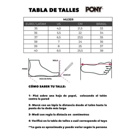 Championes Pony Lifestyle Square Pu Hombre Blanco-Negro