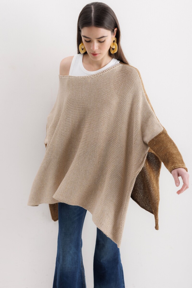 Poncho Misuna Cobre/Crudo