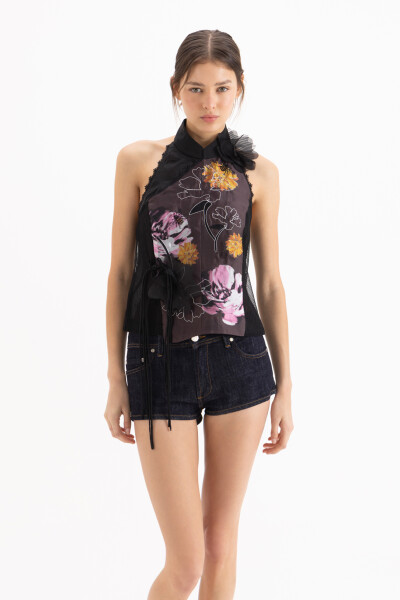 TOP SPRING Negro