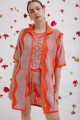CAMISA BIMBA FLOWER Naranja