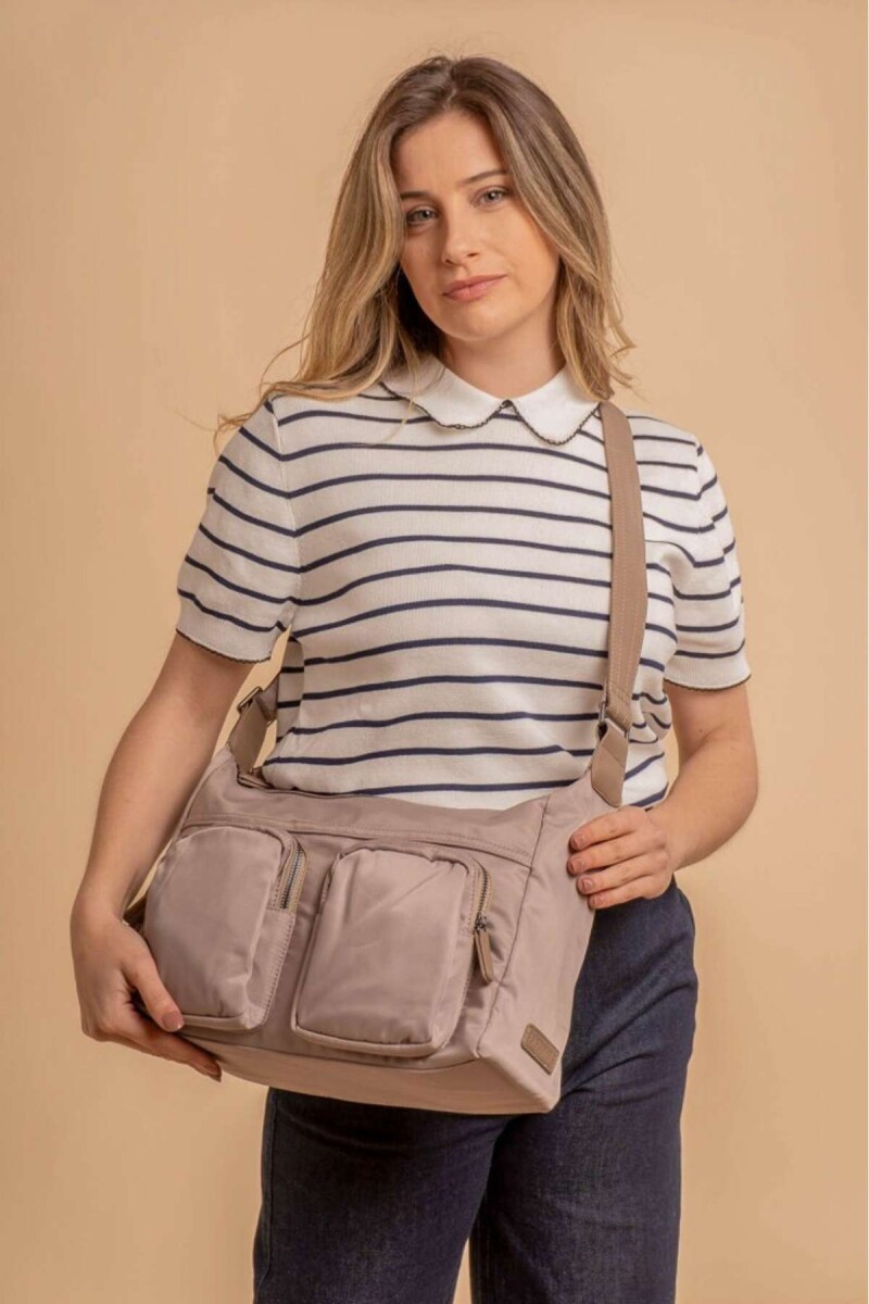 Bandolera Tahina - Vison C/Almendra 