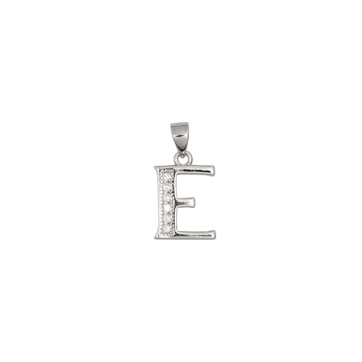 Dije Letters "E" - Plata 925 