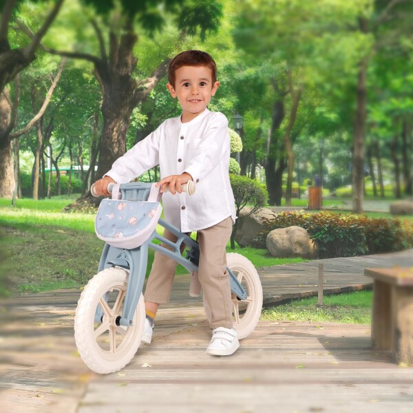 Bicicleta Sin Pedales De Cuevas Infantil Niños Chivita Chiva Variante Color Azul