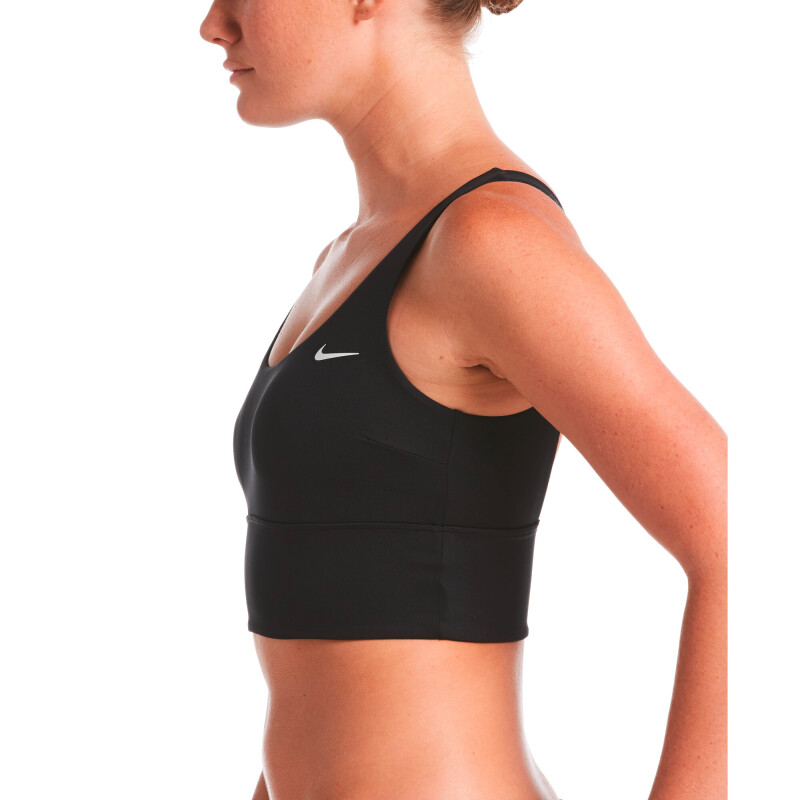 Traje de Baño Scoop Neck Midkini de Mujer Negro
