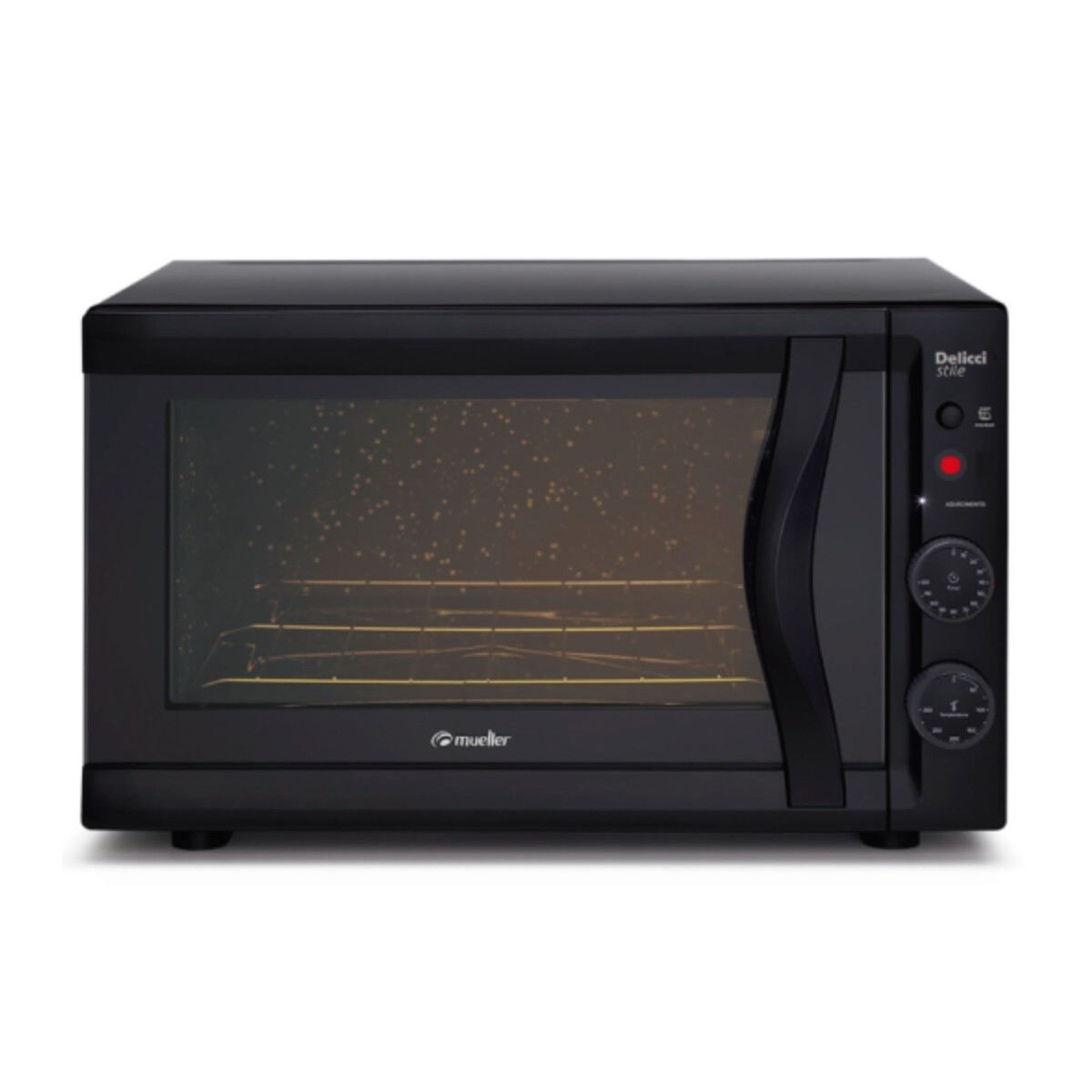 Horno eléctrico Mueller Delicci 44 litros - Negro 