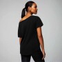 Polo Cotton Oversized Tee Mujer Black
