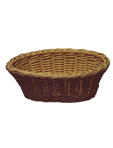 CESTO OVAL RATTAN PLAST23X16.5X7CM MARRON CESTO OVAL RATTAN PLAST23X16.5X7CM MARRON