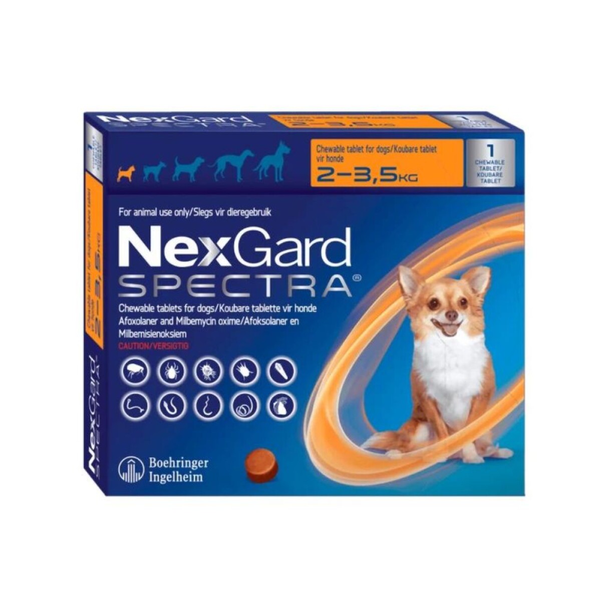 Nex gard Spectra Caja X 1 Comp 2-3.5kg 