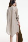 VESTIDO CAMISERO CORTO Gris