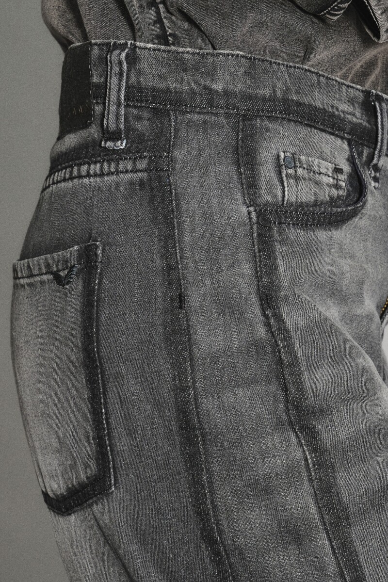 Jean Oxford Patch Reed Black Negro