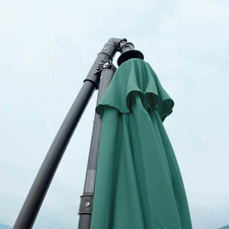 Sombrilla Jardín Exterior Impermeable Banana 3mt Verde