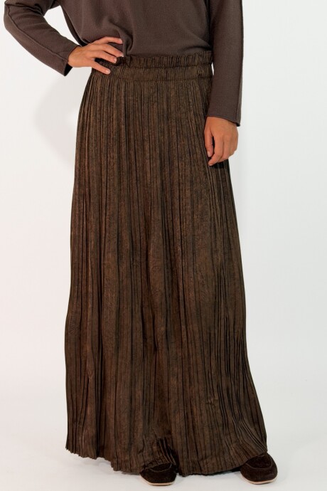 POLLERA MAKRAN Chocolate