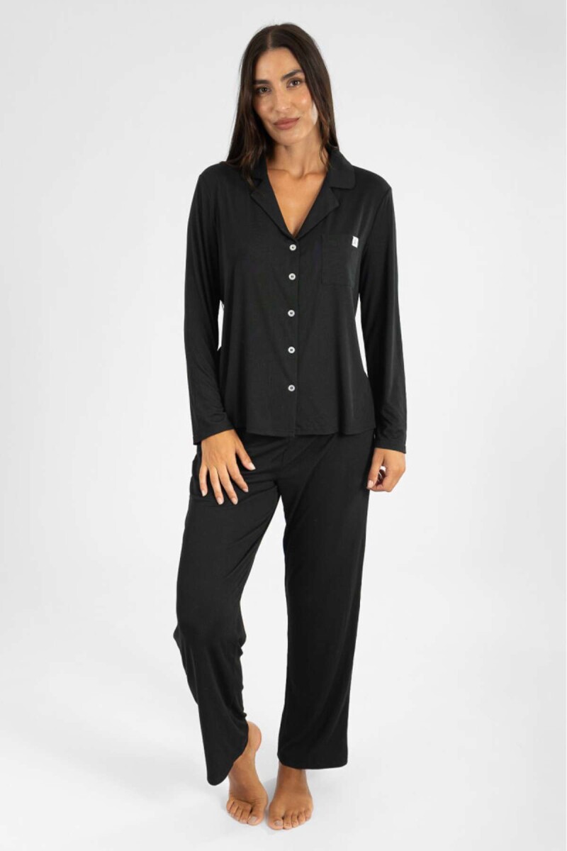 Pijama nine ribb yummy - Negro 