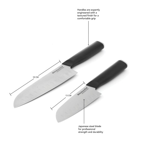 Set x 2 cuchillos con vaina KitchenAid Set x 2 cuchillos con vaina KitchenAid