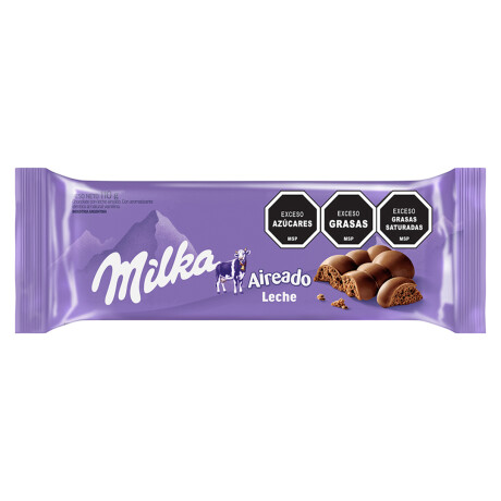 Tableta de Chocolate Milka Aireado Con Leche 110G 001
