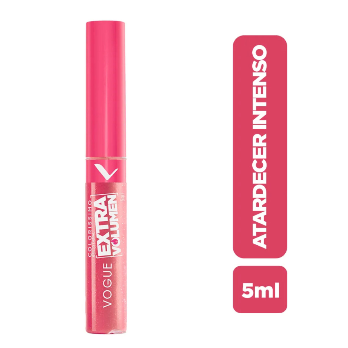 Labial Vogue Colorissimo Extra Volumen Atardecer Intenso 