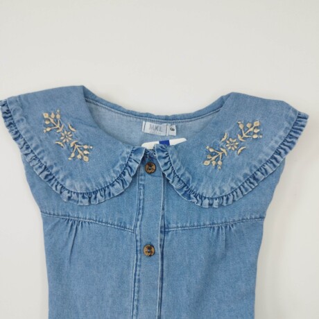 Vestido jean bordado Vestido jean bordado