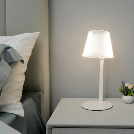 Portátil led integrada efecto luz flotante 8w Blanca