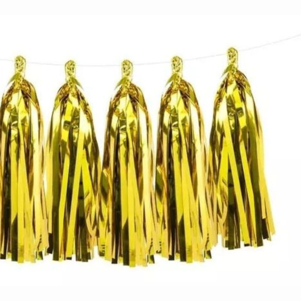 Guirnalda de Flecos Metalizados - Dorado 