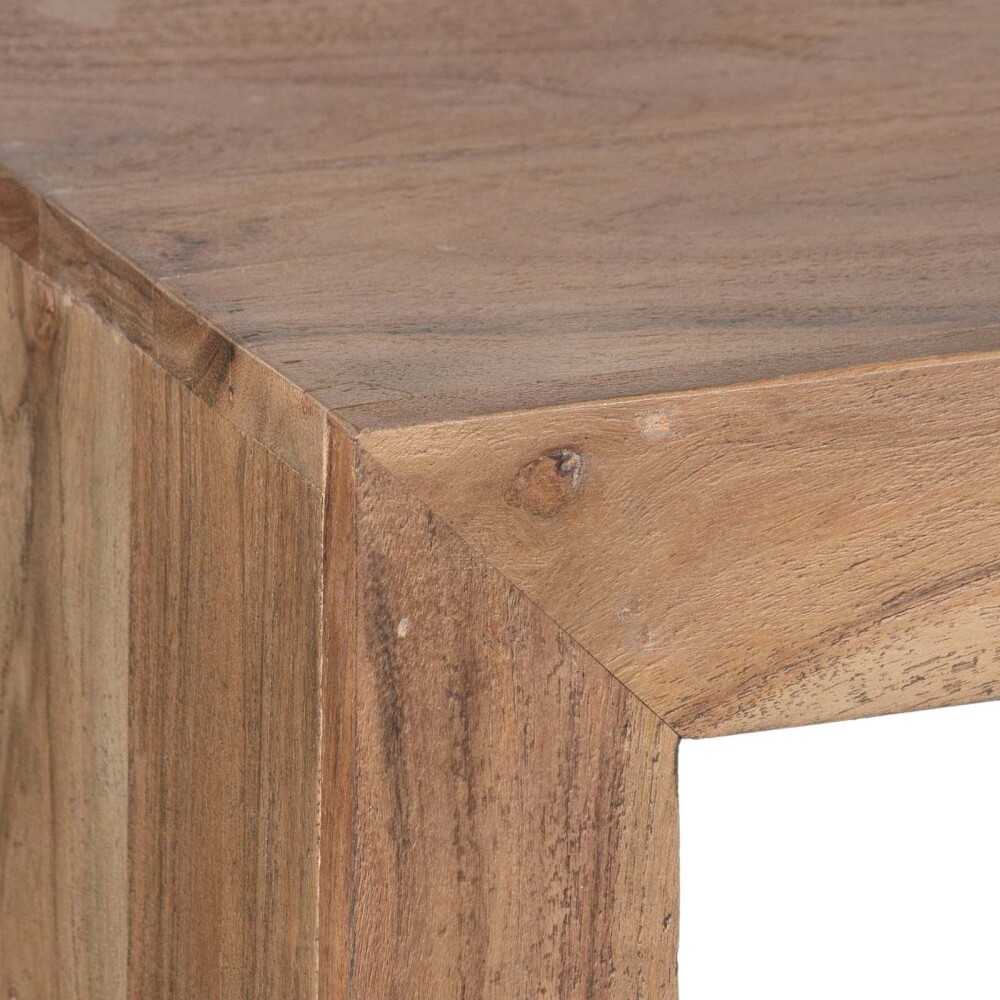 CONSOLA MADERA NATURAL-BEIGE CAMPO NATURAL