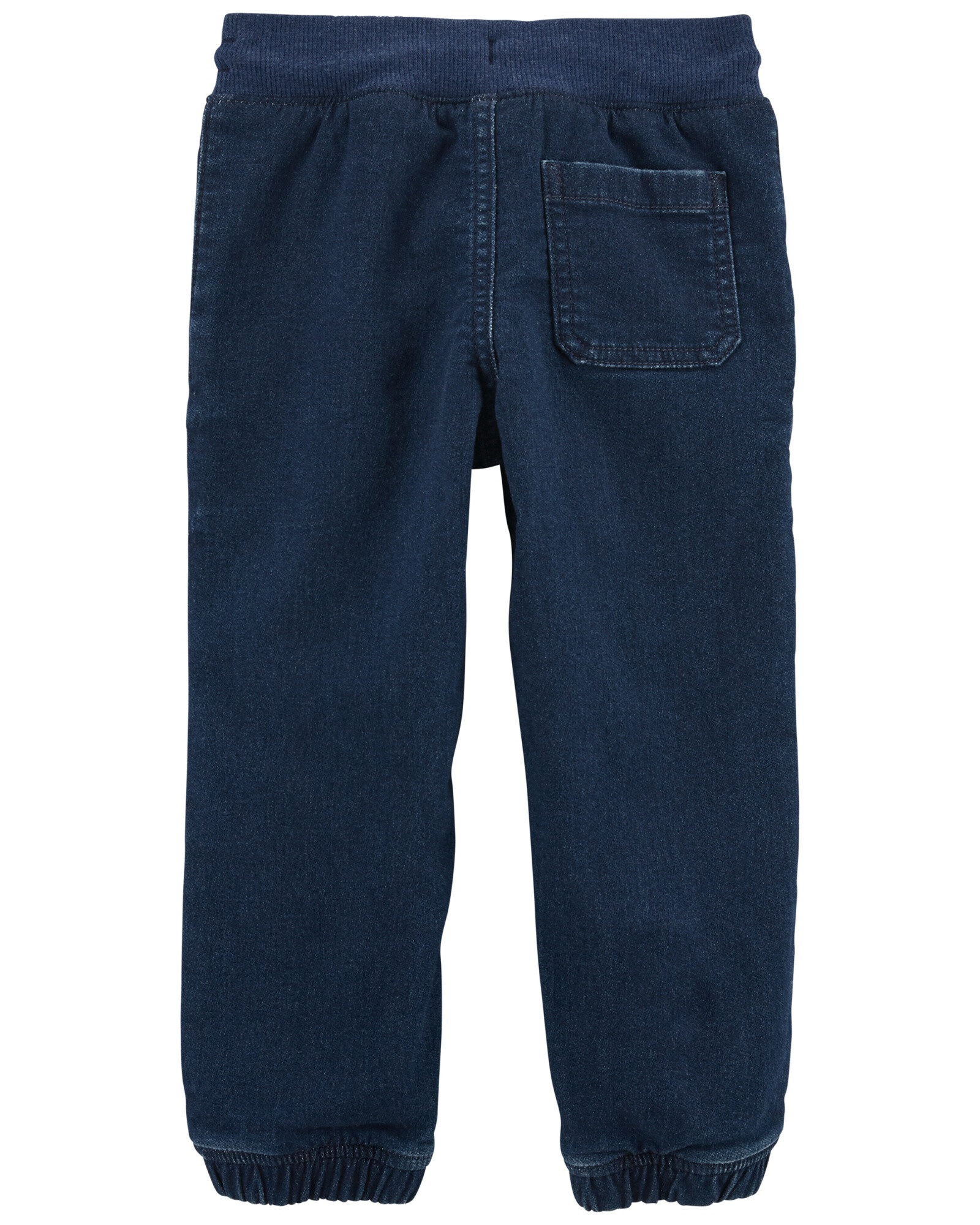Pantalón de jean relajados estilo deportivo. Talles 2-5T Sin color