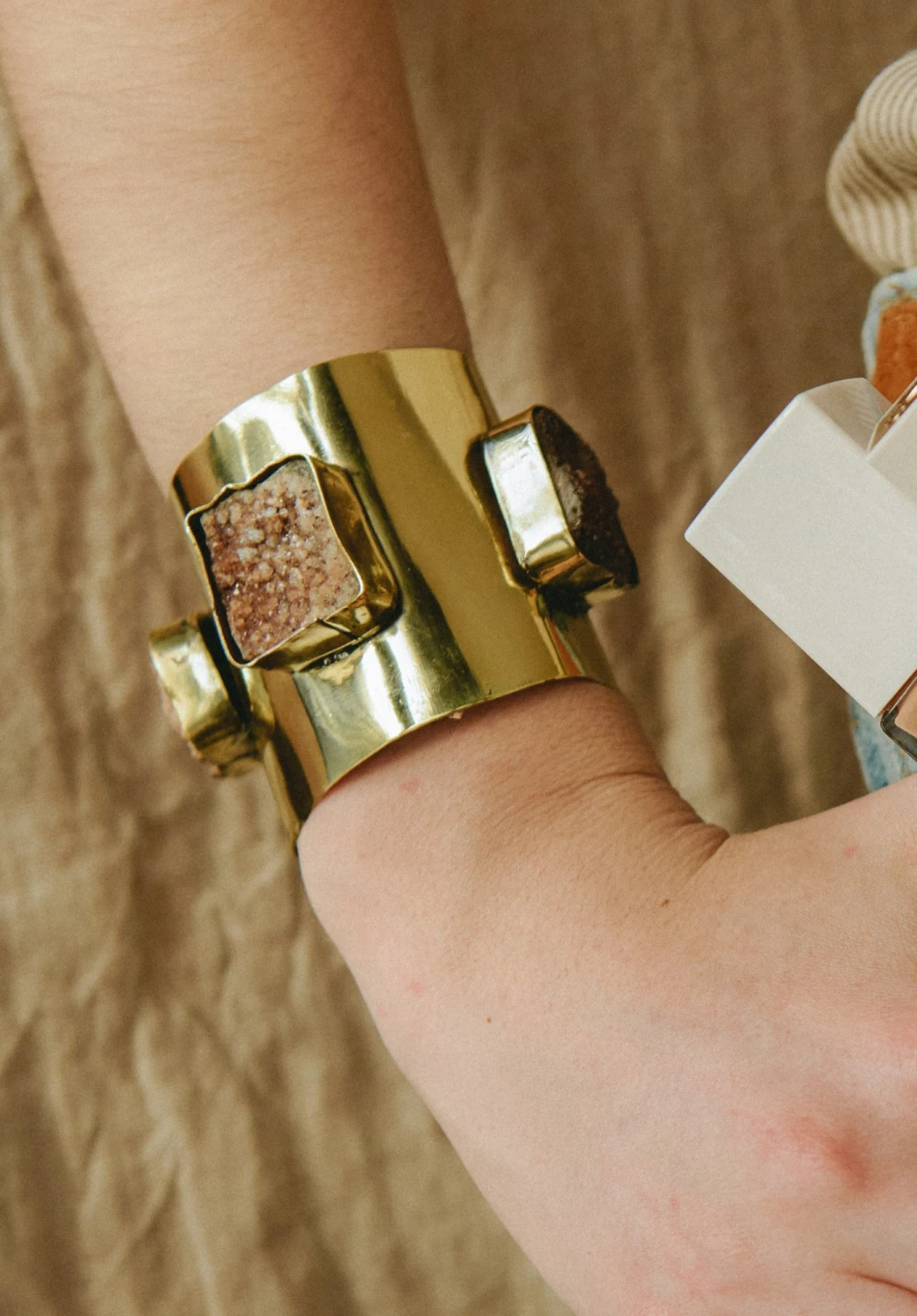 Multi Stone Cuff