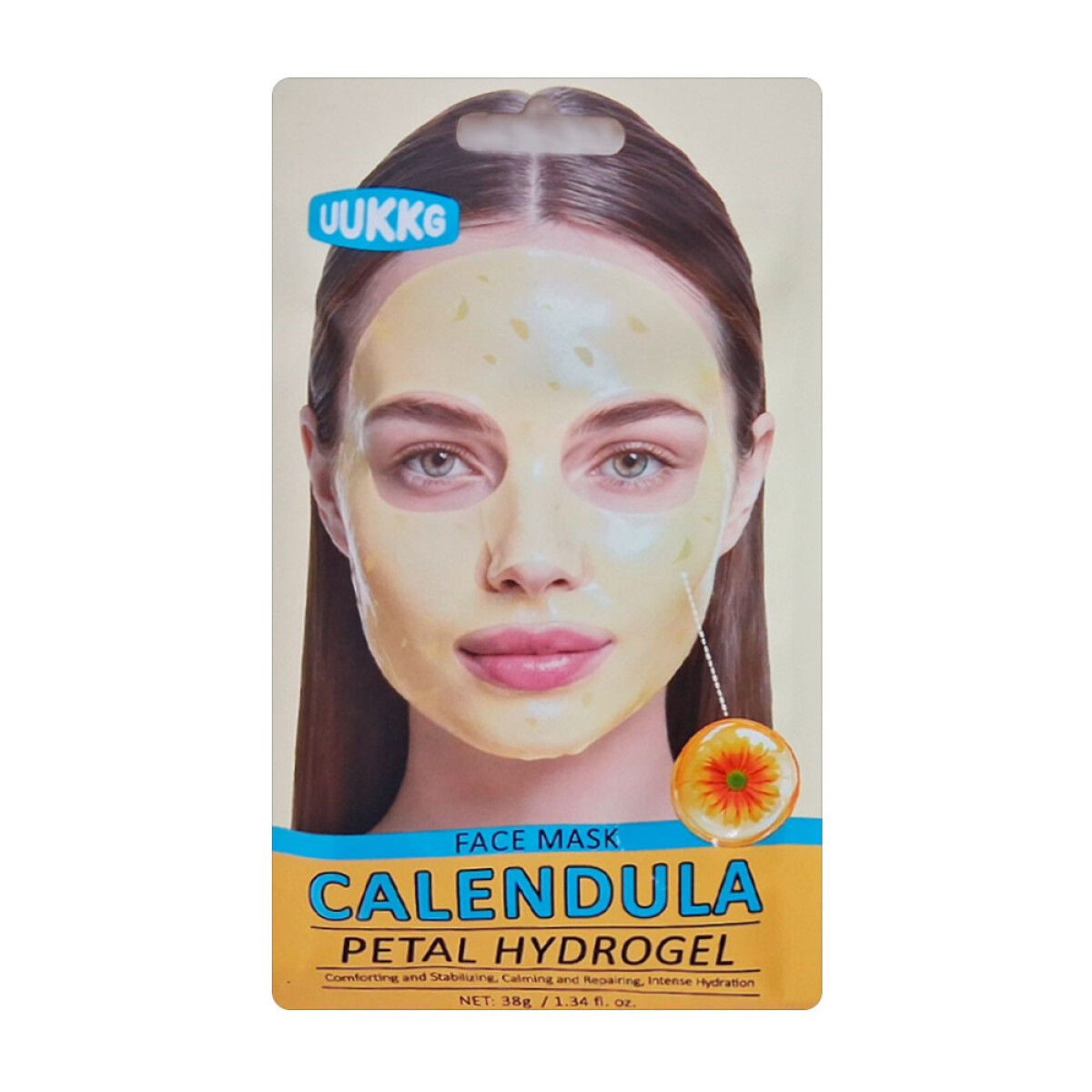 Mascarilla facial de Caléndula e Hidrogel - Mascarilla Facial De Caléndula E Hidrogel 