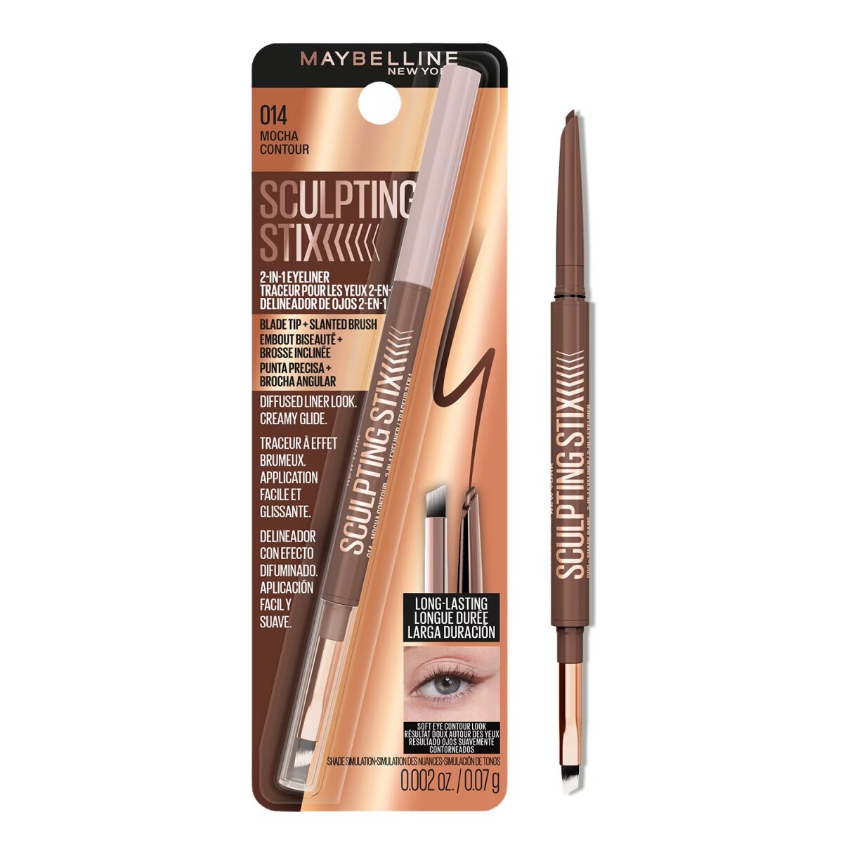 Maybelline Sculpting Stix delineador cremoso - Tono 014 Mocha 