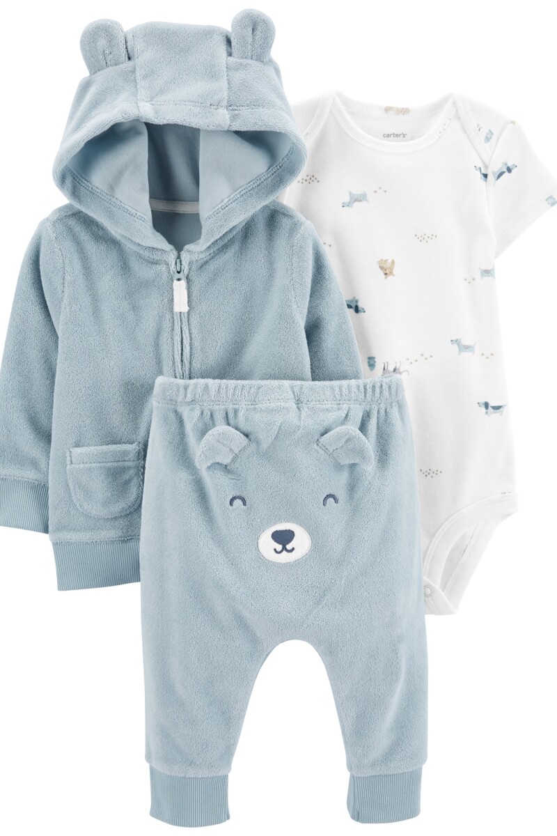 Set 3pc camp pant y body mc perro niño-bb carters Variante unica