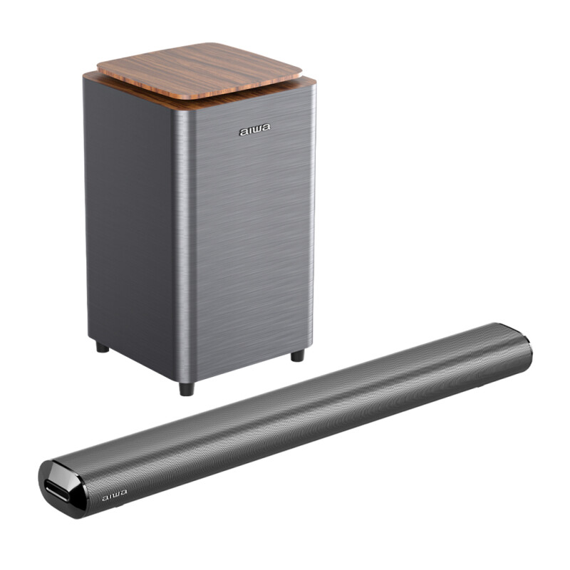 Barra de Sonido Bluetooth AIWA 2.1 Canles 160W RMS con Subwoofer inalámbrico | AWSBH23WW Barra de Sonido Bluetooth AIWA 2.1 Canles 160W RMS con Subwoofer inalámbrico | AWSBH23WW