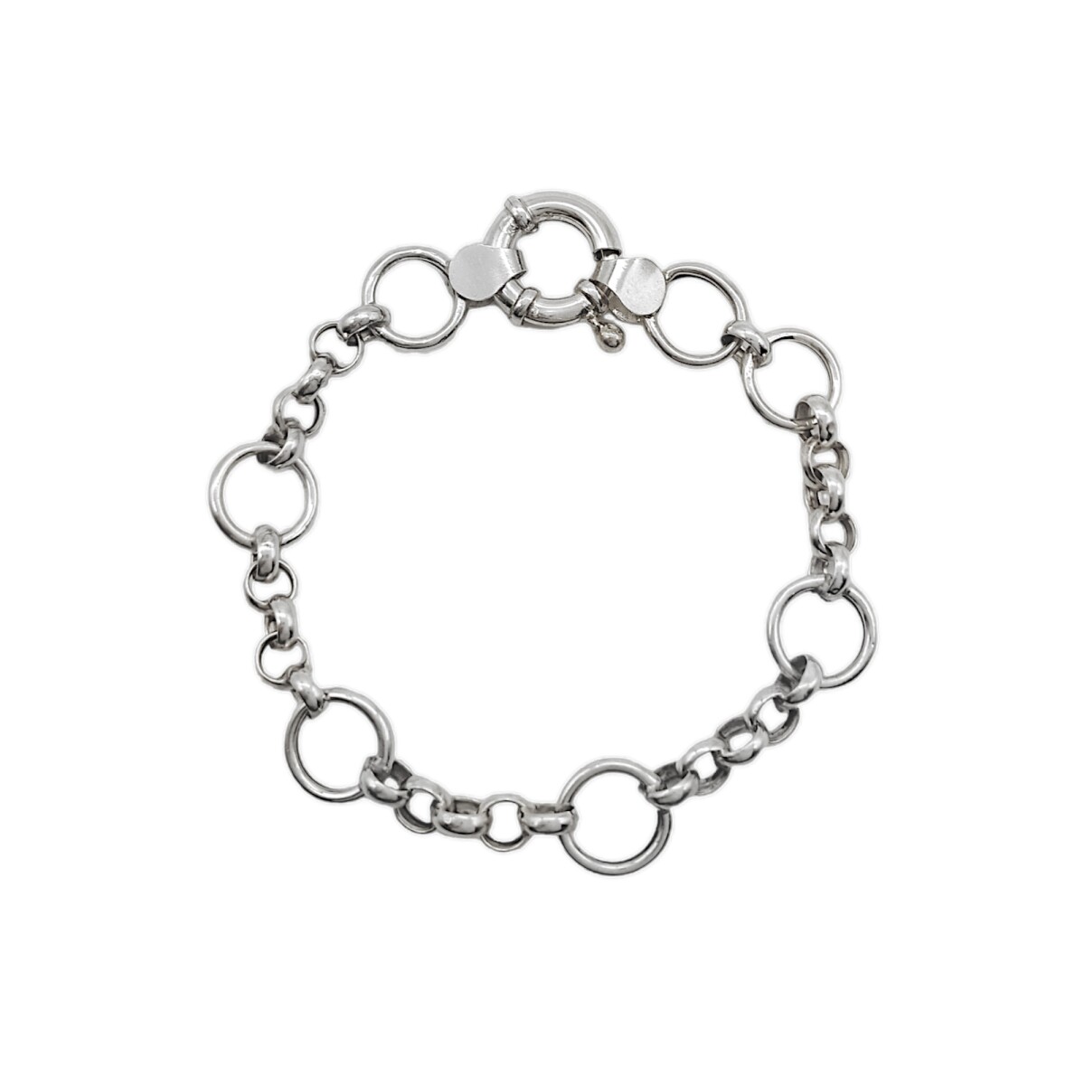 Pulsera Circulos-Plata 925-Sin piedra-PU3053 - sinpiedra 