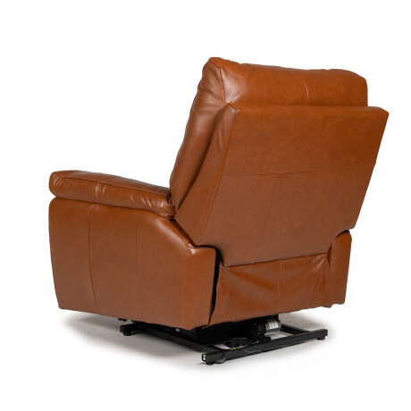 Butaca Florencia (Reclinable eléctrica) - Cuero Básico 457 (Brandy)