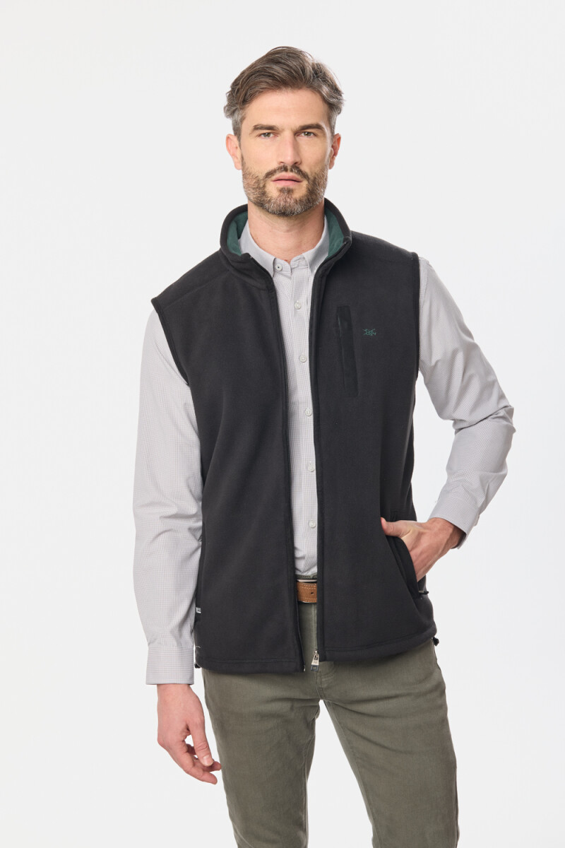 CHALECO POLAR DE ABRIGO - Negro 