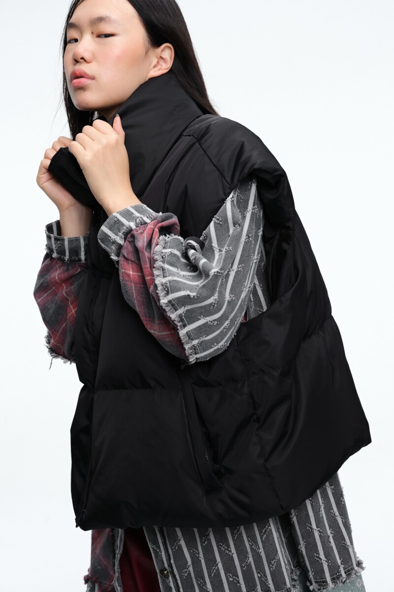 CHALECO PUFFER Negro