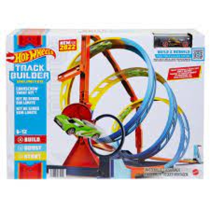 Hot Wheels Track Builder Kit De Giros Sin Limite Hot Wheels Track Builder Kit De Giros Sin Limite