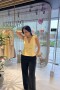 Musculosa Myla Amarillo manteca
