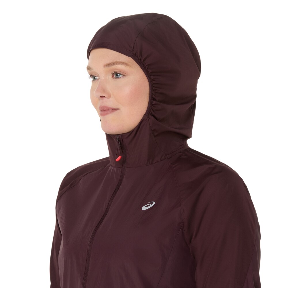 Casacas Running Road Packable Jacket Mujer Dark Currant