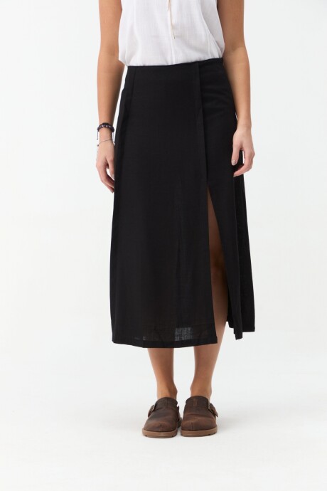 FALDA HIBISCUS Negro