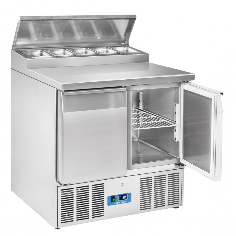 Mostrador refrigerado para ensaladas 2 puertas - Coolhead CRS 90A Mostrador refrigerado para ensaladas 2 puertas - Coolhead CRS 90A