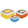 Set x3 tupper animales BUBA animales selva