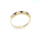Anillo en oro 18k brillantes y zafiros Anillo en oro 18k brillantes y zafiros