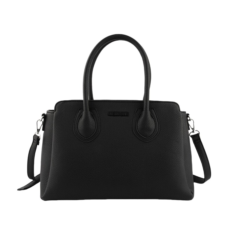 Cartera Las Oreiro Oreiro Love Clasica Negro