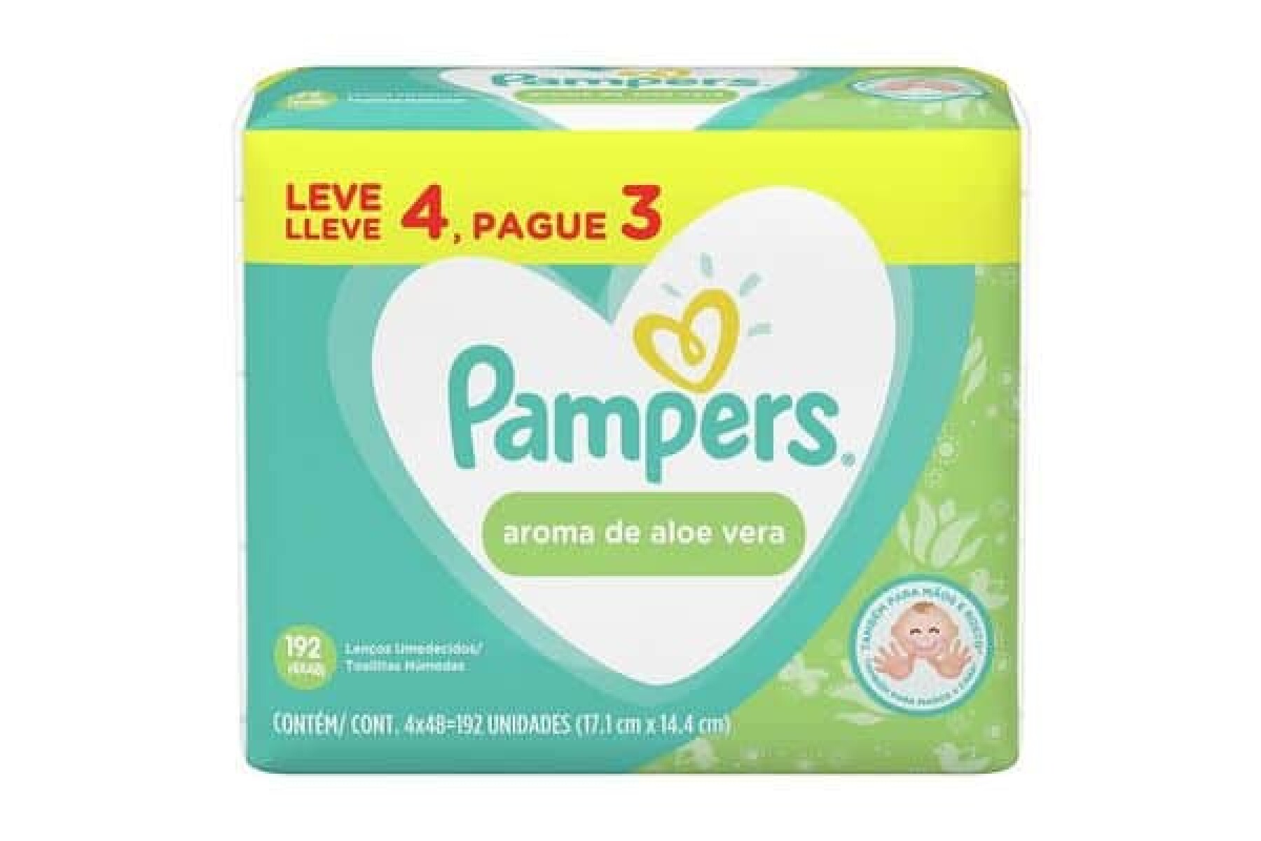 Toallitas Pampers Aloe Vera 192 