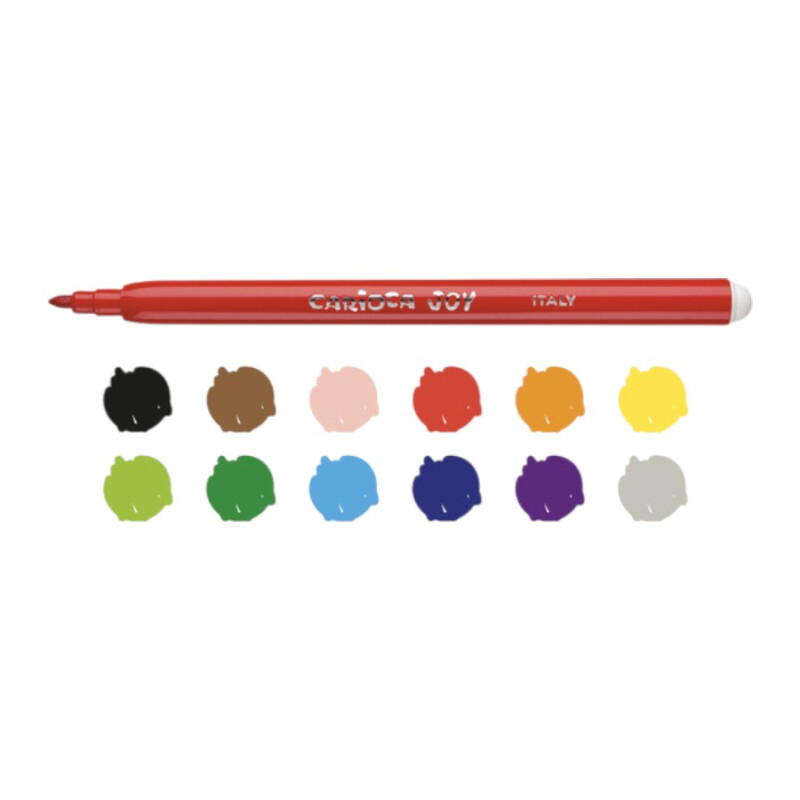 Marcadores Carioca Joy 12 Unidades Marcadores Carioca Joy 12 Unidades