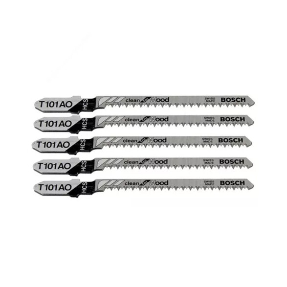 5 Hojas caladora para madera corte curvo BS3402