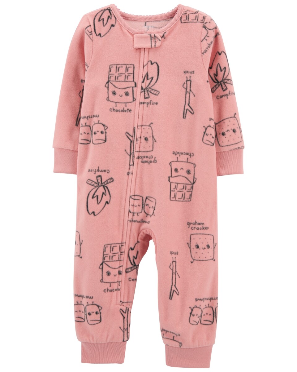 Pijama de micropolar estampado malvaviscos 