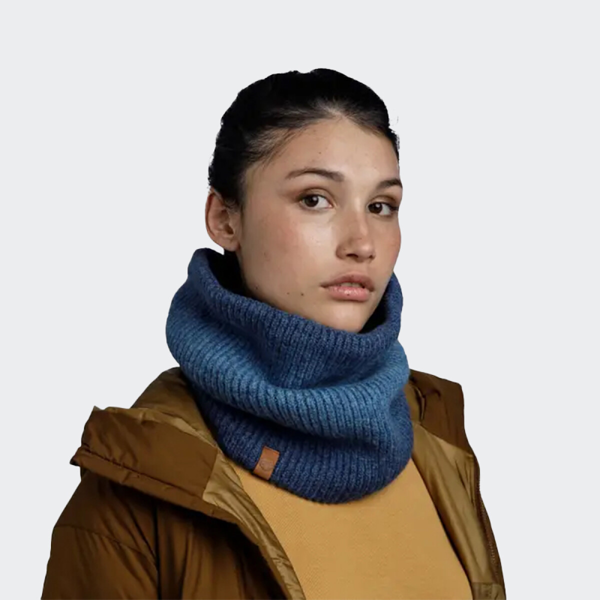 Bufanda Buff Knitted - Fleece Neckwarmer Marin Adult - Azul 