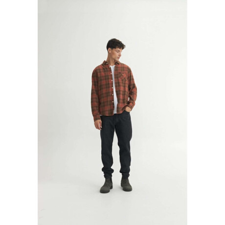 Camisa Trel Ladrillo